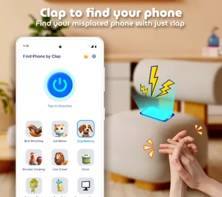 Find Phone By Clapping android App screenshot 5